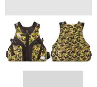 Life Jacket for Adults High Buoyancy Life Jacket Multi-Pockets Jacket with Breathable Mesh for Boating Sailing Kayaking Water Sports(Camouflage-A,XL)