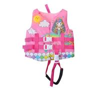 Life Jacket Kids Float Inflatable Lifejacket Buoyancy Aids Swim Vest with Cartoon Printed Childrens Summer Swimming Training Vests Boys Girls Life Jackets for Aged 1-12 Years