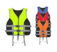Life Jacket Paddle Boarding Adult,Foam Buoyancy Aid Life Jacket for Adults with Safety Whistle - Adjustable Strap for Kayaking, Boating & Water Sports (Green,S)