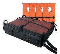 Life Jacket Storage Bag, PFD Holder, T-Top Bag, Boat Life Vest Organizer, Marine Grade Storage, Center Console Accessories, Water Resistant Gear Bag.(For 6 Type Life Jackets,M)