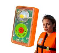 Life Jacket Strobe - LED Safety Light, Waterproof Seawater Signaling Device, Protection Accessory | for Boating Sailing Kayaking Canoeing Fishing Men Women Outdoor Marine Adventures Nighttim