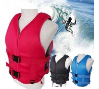 Life Jacket Swimming Jackets Buoyancy Swim Vest Adult Adjustable High Buoyancy Swim Vest for Swimming Boating Fishing Water Sports(Red,XXL)