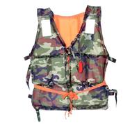 Life Jacket with Waist Belt, Swimming Vest, Float Swim Vest for All Water Sports Surfing Kayaking(Cold white)
