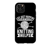 Life Just Happens And Knitting Helps Case for iPhone 11 Pro
