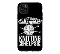 Life Just Happens And Knitting Helps Case for iPhone 11 Pro Max