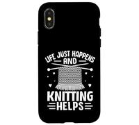 Life Just Happens And Knitting Helps Case for iPhone X/XS