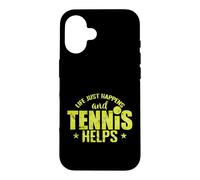 Life Just Happens & Tennis Helps Case for iPhone 16