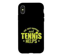 Life Just Happens & Tennis Helps Case for iPhone X/XS