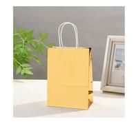 Life-Laser Sparkling Gift Tote Bags, Birthday Party Supplies, Packing Gifts, Toys Candy, Reusable Paper, 10 Pcs, 24Pcs(Yellow,10PCS_18.5X9.5X25.5CM)
