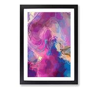 Life Lessons in Abstract Framed Print | A2 Black Framed Wall Art | Ready to Hang | Abstract Fantasy Picture | Living Room Bedroom Lounge Office