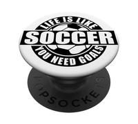 Life Lessons Soccer Goals PopSockets Adhesive PopGrip