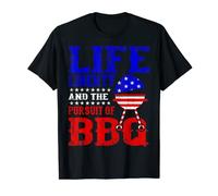 Life Liberty and the Pursuit Of BBQ Independence Day Outfit T-Shirt