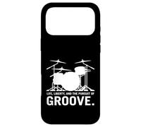 Life Liberty and the Pursuit of Groove Drummer Drum Set Art Case for iPhone 17 Pro Max