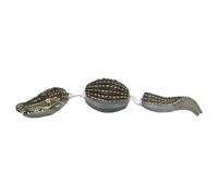 Life Like Alligator Sculpture Safe Pool Float Tank Pond Indoor Outdoor Decoration Resin Reptile Resin Crocodile Pool Float