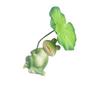 Life Like Frogs Sculpture Holding Umbrella Resin Statue For Fishtank Garden Patios Outdoor Indoor Decoration Garden Frogs Ornament