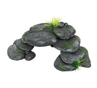 Life Like Stone Basking Platform Landscape Decoration Cave Shelter House For Reptiles Aquariums And Terrariums Ornament Fishtanks Ornament