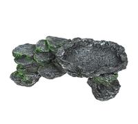 Life Like Stone Basking Platform Landscape Decoration Cave Shelter House For Reptiles Aquariums And Terrariums Ornament Fishtanks Ornament