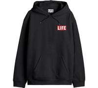 Life Magazine Men's Melifemsw006 Hooded Sweatshirt, Black, M