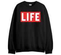 Life Magazine Men's Melifemsw003 Sweatshirts, Black, M