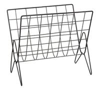 Life Magazine Rack - Metal - Black - 35-5x31-5 cm - Atmosphera Interior Designer