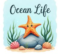 LIFE Ocean Coloring Book for Kids Ages 2-8: Big Simple Pictures Boost Creativity For Kids Rainy Day Fun Calm And Engaging Activity Encourage ... For Kids Rainy Day Fun Calm And Eng