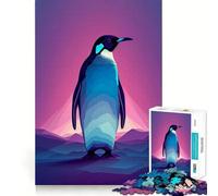 Life of A Penguin 1000 Piece Jigsaw Puzzles for Teenagers Jigsaw Brain Gain Sharp Edge Family Game Game Night (50x75cm)