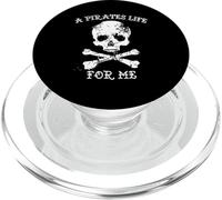 Life of A Pirates Skull and Crossbones Funny Pirate Design PopSockets PopGrip for MagSafe
