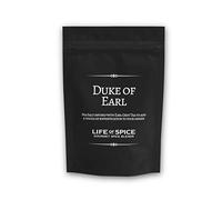 Life of Spice Duke of Earl | Superb Earl Grey Flavoured Sea Salt | 75g Pack with Recipe Card | Sea Salt & Earl Grey Tea | Sophisticated Finishing Salt | Zesty Bergamot | All Natural/Gluten Free