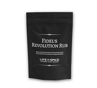 Life of Spice Fidel's Revolution Rub | All Purpose Cuban Spice Rub for Meat, Fish and Veg | 60g Pack with Recipe Card | Cumin, Garlic, Turmeric and Oregano | Superb BBQ Street Food Rub