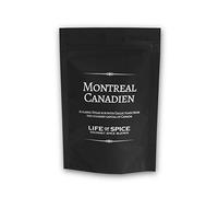 Life of Spice Montreal Canadien Steak Seasoning | All Purpose Spice Rub for Beef, Chicken and Pork | 60g Pack with Recipe Card | Paprika, Coriander, Dill Seeds and Crushed Chillies | Succulent Steaks