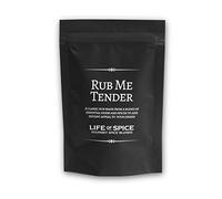 Life of Spice Rub Me Tender BBQ Rub | All Purpose Spice Rub for Meat, Fish and Veg | 50g Pack with Recipe Card | Paprika, Thyme, Black Pepper and Bay Leaves | Tasty Chilli-Free Barbecue Rub