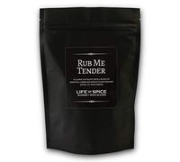 Life of Spice Rub Me Tender BBQ Rub | All Purpose Spice Rub for Meat, Fish and Veg | Large Pack (175g) with Recipe Card | Paprika, Thyme, Black Pepper and Bay Leaves | Tasty Chilli Free Barbecue Rub