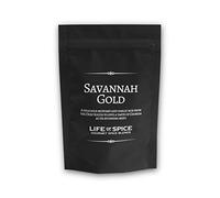 Life of Spice Savannah Gold BBQ Rub | All Purpose American Spice for Chicken, Fish and Veg | 60g Pack with Recipe Card | Garlic, Mustard and Black Pepper | Stunning BBQ Spice Rub from Georgia