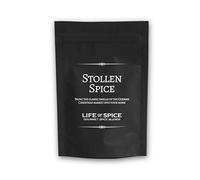 Life of Spice Stollen Spice | 30g Pack with Recipe Card | Superb Baking Spice for Christmas | Ginger, Cinnamon, Allspice and Nutmeg | Stollen, Cakes and Biscuits | All Natural/Gluten Free