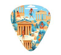 life of the ancients Guitar picks in thin, medium, and thick sizes, 12-piece set, suitable for electric guitar and various instruments