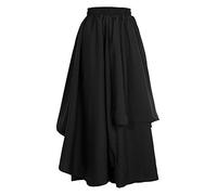 Life Palette Japanese Style Samurai Hakama Harem Pants Men Women Yoga Ninja Pants Black… One Size, Black