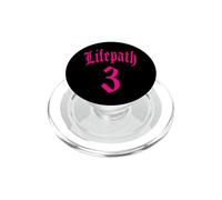 LIFE PATH BIRTH NUMEROLOGY 3 THREE ANGEL NUMBER WOMEN MEN PopSockets PopGrip for MagSafe