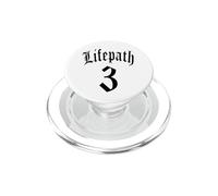 LIFE PATH BIRTH NUMEROLOGY 3 THREE ANGEL NUMBER WOMEN MEN PopSockets PopGrip for MagSafe