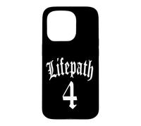 LIFE PATH BIRTH NUMEROLOGY 4 FOUR ANGEL NUMBER WOMEN MEN Case for iPhone 15 Pro