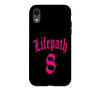 LIFE PATH BIRTH NUMEROLOGY 8 EIGHT ANGEL NUMBER WOMEN MEN Case for iPhone XR