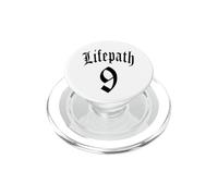 LIFE PATH BIRTH NUMEROLOGY 9 NINE ANGEL NUMBER WOMEN MEN KID PopSockets PopGrip for MagSafe