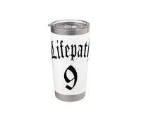Life Path Birth NUMEROLOGY 9 Nine Angel Number Women Men Kid Stainless Steel Insulated Tumbler