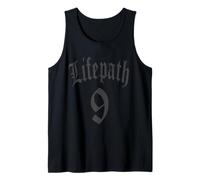 Life Path Birth NUMEROLOGY 9 Nine Angel Number Women Men Kid Tank Top
