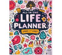 Life Planner 2026-2027: All-in-One 2-Year Planner with Monthly & Weekly Planning, Goal Setting, Budget & Habit Tracker, Fun Modern Design, Large 8.5 x 11