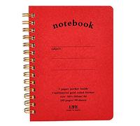 Life pocket notebook 5mm grid A6 red N196C
