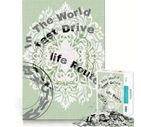 Life Route 1000 Piece Jigsaw Puzzles for Teenagers Brain Think Snug Connection Real Challenge Christmas Idea (38x52cm)