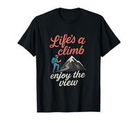 Life’s a Climb Enjoy The View Hiking Squad Graphic T-Shirt