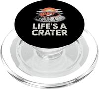 Life’s A Crater Funny Volcano Lover Geologist Vibes PopSockets PopGrip for MagSafe