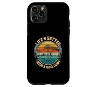 Life’s Better Inside A Padel Court Padel Player Lifestyle Case for iPhone 11 Pro