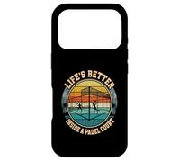 Life’s Better Inside A Padel Court Padel Player Lifestyle Case for iPhone 17 Pro